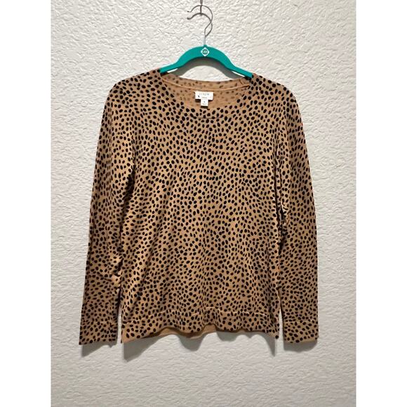 Women's J. Crew "Teddie" Cotton Sweater - Picture 1 of 4